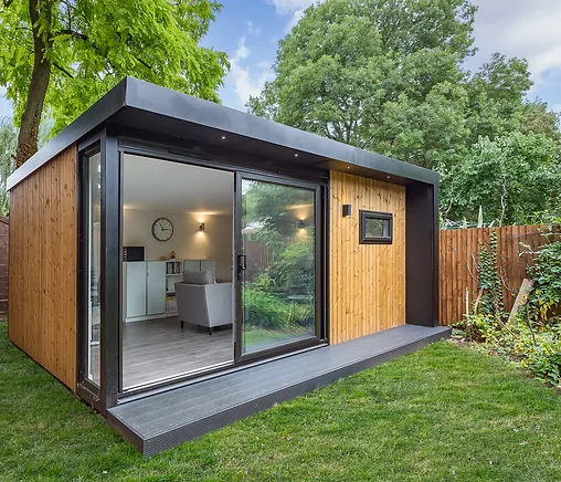 Lisa Moynihan's garden studio for counselling in Teddington